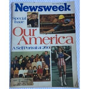 Newsweek Magazine July 4,1976 Our America Self Portrait At 200 Years VINTAGE ADS